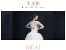 Tablet Screenshot of divinityfashion.com